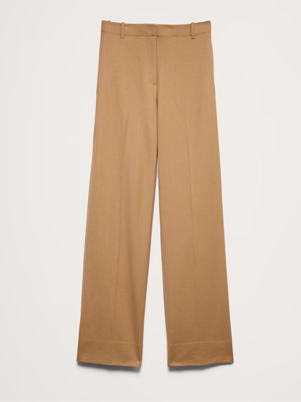 NWT ULTRA HIGH-RISE MODERN STRAIGHT ITALIAN LIGHTWEIGHT WOOL PANT SZ 2